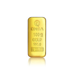  - 500 gr Gold with gold in the bank account